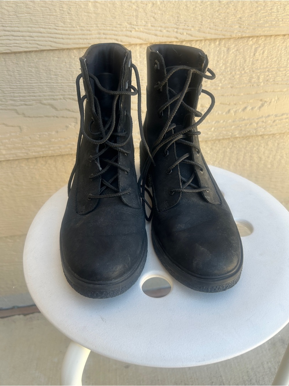 Timberland Black Women's Lace-Up Ankle Boots